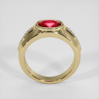 2.18 Ct. Ruby Ring, 18K Yellow Gold 3