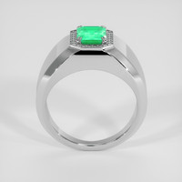 1.06 Ct. Emerald Ring, Platinum 950 3