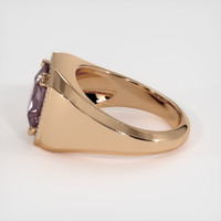 2.77 Ct. Pinkish Brown Sapphire Ring, 14K Rose Gold 4