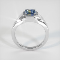 2.06 Ct. Sapphire Ring, 14K White Gold 3