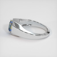 2.06 Ct. Sapphire Ring, 14K White Gold 4