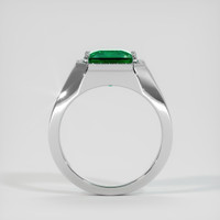 7.26 Ct. Emerald Ring, 18K White Gold 3