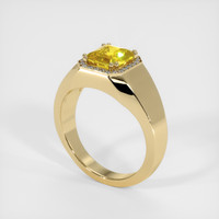1.58 Ct. Sapphire Ring, 14K Yellow Gold 2