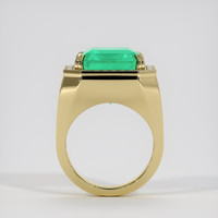 14.98 Ct. Emerald Ring, 18K Yellow Gold 3