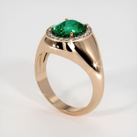 4.45 Ct. Gemstone Ring, 14K Rose Gold 2