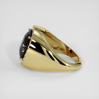 4.94 Ct. Greyish Blue Spinel Ring, 14K Yellow Gold 4