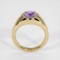 0.83 Ct. Sapphire Ring, 14K Yellow Gold 3