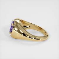 0.98 Ct. Sapphire Ring, 14K Yellow Gold 4