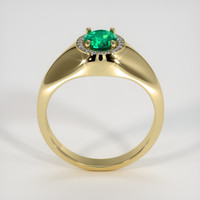 1.19 Ct. Emerald Ring, 18K Yellow Gold 3