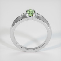 1.37 Ct. Green Sapphire Ring, 10K White Gold 3