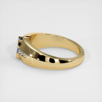 0.92 Ct. Sapphire Ring, 18K Yellow Gold 4