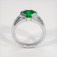 1.41 Ct. Emerald Ring, Platinum 950 3