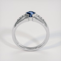 1.02 Ct. Bi Color Sapphire Ring, 14K White Gold 3