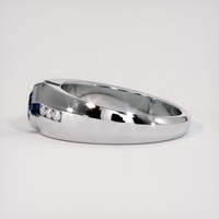 1.02 Ct. Bi Color Sapphire Ring, 18K White Gold 4