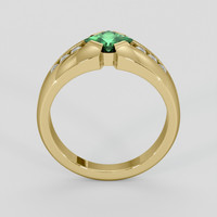 1.19 Ct. Green Tourmaline Ring, 14K Yellow Gold 3