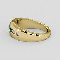 1.19 Ct. Green Tourmaline Ring, 14K Yellow Gold 4