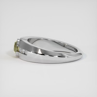 0.62 Ct. Bi Color Sapphire Ring, 18K White Gold 4