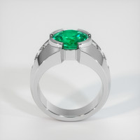 2.34 Ct. Emerald Ring, 18K White Gold 3