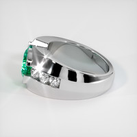 2.34 Ct. Emerald Ring, 18K White Gold 4