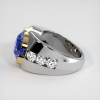 14.81 Ct. Sapphire Ring, 18K Yellow & White 4
