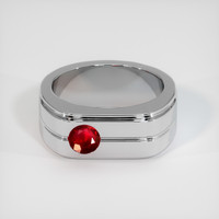 0.64 Ct. Ruby Ring, Platinum 950 1