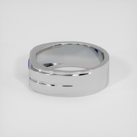 0.85 Ct. Blue Sapphire Ring, Platinum 950 4