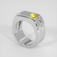 1.45 Ct. Yellow Sapphire Ring, Platinum 950 2