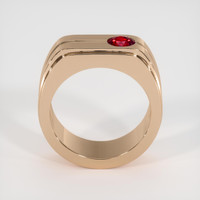 0.64 Ct. Ruby Ring, 14K Rose Gold 3