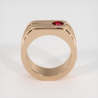 0.54 Ct. Ruby Ring, 14K Rose Gold 3