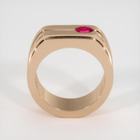 0.60 Ct. Ruby Ring, 14K Rose Gold 3