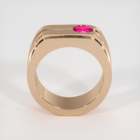 0.45 Ct. Ruby Ring, 14K Rose Gold 3