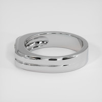 0.54 Ct. Bi Color Sapphire Ring, 18K White Gold 4