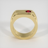 0.54 Ct. Ruby Ring, 14K Yellow Gold 3