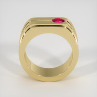 0.60 Ct. Ruby Ring, 14K Yellow Gold 3