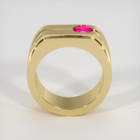 0.45 Ct. Ruby Ring, 14K Yellow Gold 3