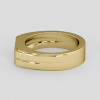0.25 Ct. Ruby Ring, 14K Yellow Gold 4
