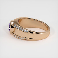 0.85 Ct. Gemstone Ring, 14K Rose Gold 4