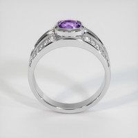 0.85 Ct. Purple Spinel Ring, 10K White Gold 3