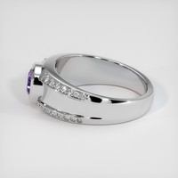0.85 Ct. Gemstone Ring, 14K White Gold 4
