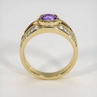 0.85 Ct. Purple Spinel Ring, 10K Yellow Gold 3