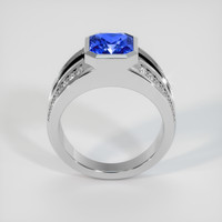 7.71 Ct. Blue Sapphire Ring, Platinum 950 3