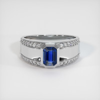 1.67 Ct. Sapphire Ring, Platinum 950 1