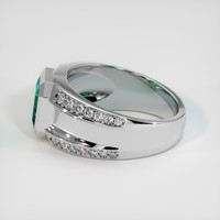1.41 Ct. Emerald Ring, Platinum 950 4