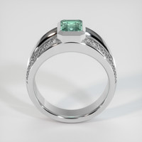 0.88 Ct. Emerald Ring, Platinum 950 3