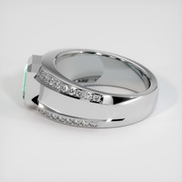 0.88 Ct. Emerald Ring, Platinum 950 4