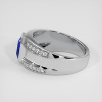 2.74 Ct. Blue Sapphire Ring, Platinum 950 4