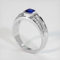 1.33 Ct. Sapphire Ring, Platinum 950 2