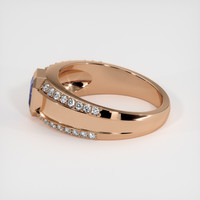0.96 Ct. Sapphire Ring, 14K Rose Gold 4