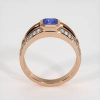 0.96 Ct. Sapphire Ring, 18K Rose Gold 3
