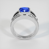 7.71 Ct. Blue Sapphire Ring, 14K White Gold 3